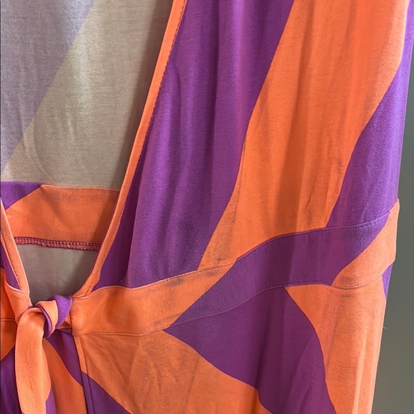 LILLY PULITZER Adriel Always A Party Dress Short Sleeve Wrap Around Mini Size s - Picture 3 of 5